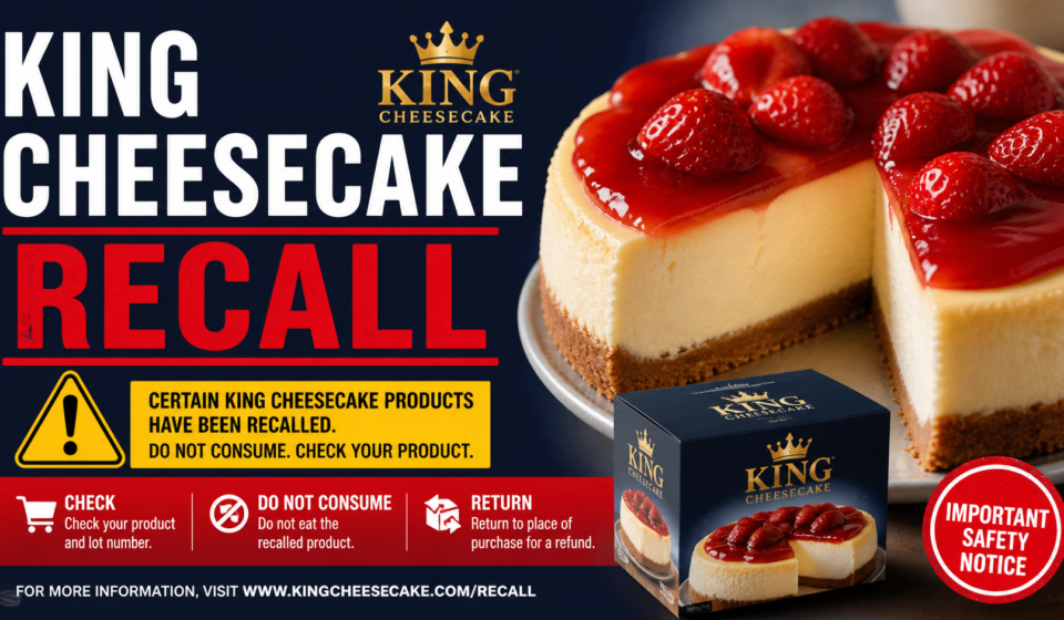 King Cheesecake Recall